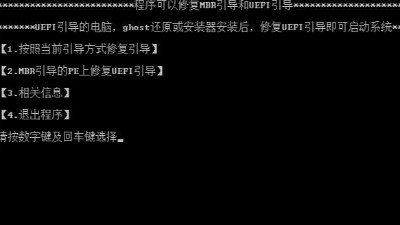 聯(lián)樂實業(yè)教你用Legacy模式和Uefi模式引導(dǎo)修復(fù)軟件